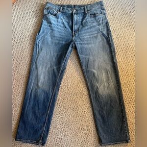 Calvin Klein Relaxed Straight Jeans (Blue Tundra)
